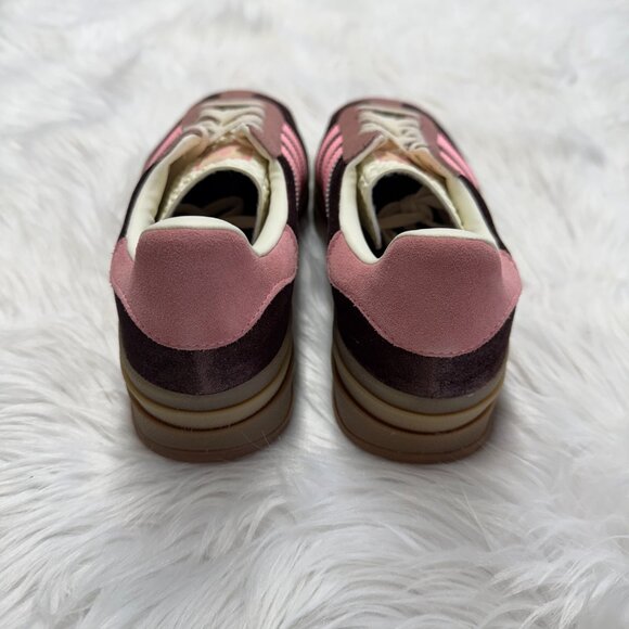 Adidas Gazelle Bold Shadow Brown Warm Clay Glow Pink Womens JQ5143 NEW Size 9 - Picture 5 of 5